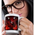 thumbnail image 2 of 3drose, on the Wings of a Dove, 11oz Mug, 2 of 6