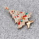 thumbnail image 4 of Joyas para fiestas nupciales para una elegancia atemporal Broche de árbol de piedras preciosas cromáticas antiguas, 4 of 7
