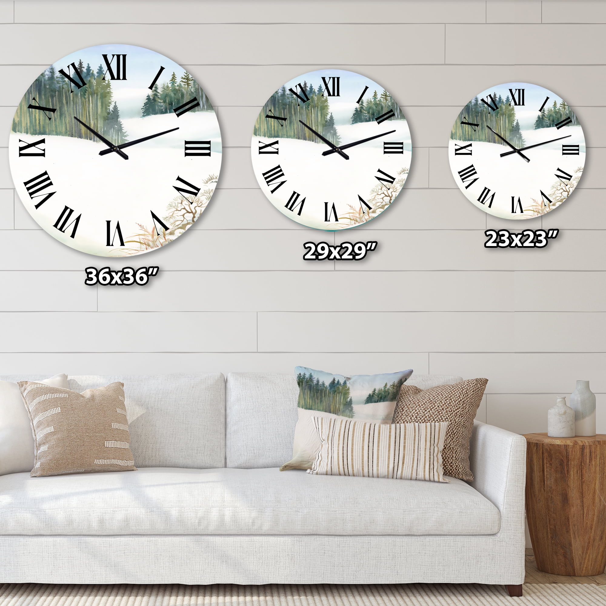 Designart 1 in Traditional Wall Clock