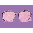 thumbnail image 3 of Chapman, Marcy 24x18 Black Modern Framed Museum Art Print Titled - Glasses in Pink, 3 of 5