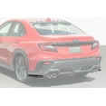thumbnail image 2 of Replacement For 2022-Present Subaru WRX Models | JDM ChargeSpeed Style ABS Plastic Rear Apron Lip Splitter (Hydro Dipped Carbon Fiber), 2 of 12