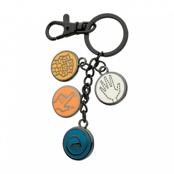 Fantastic Four Movie Icons Enamel Keychain