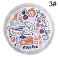 thumbnail image 2 of Tapis Rafraîchissant pour Chat Rond Portable Lit de Sommeil pour Chiot, 2 of 10