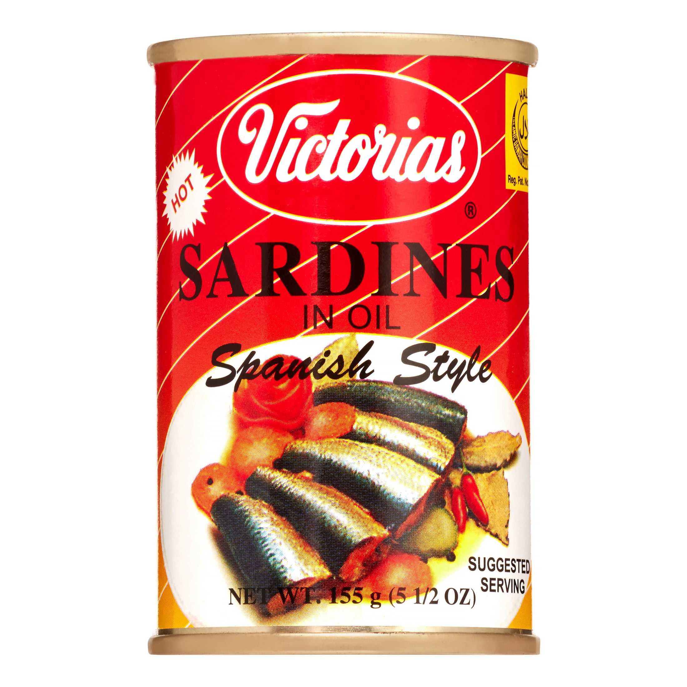 Victorias Hot Sardine In OilSpanish, 155 Gram