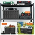 thumbnail image 6 of VEVOR Collapsible Storage Bins with Lids, 65L 3 Packs, Folding Plastic Stackable Utility Crates with Handles, Large Heavy Duty Containers for Clothes,Toys,Books,Snack, Shoes,and Grocery Organizing, 6 of 9