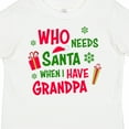 thumbnail image 4 of Inktastic Who Needs Santa when I Have Grandpa Boys or Girls Toddler T-Shirt, 4 of 5