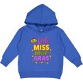 thumbnail image 2 of Inktastic Little Miss Mardi Gras with Crown and Dots Toddler Hoodie, 2 of 4
