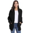 thumbnail image 1 of Uniexcosm Women's Sweaters Cardigan Open Front Casual Long Sleeve Knit with Pockets, 1 of 10