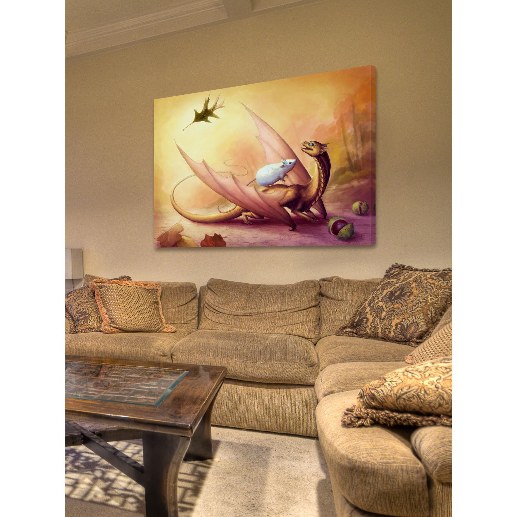 Marmont Hill "Autumn Drake" Painting Print on Canvas