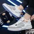 thumbnail image 4 of Zapatillas de skate de caña alta para hombre con buen agarre y cordones transpirables., 4 of 5