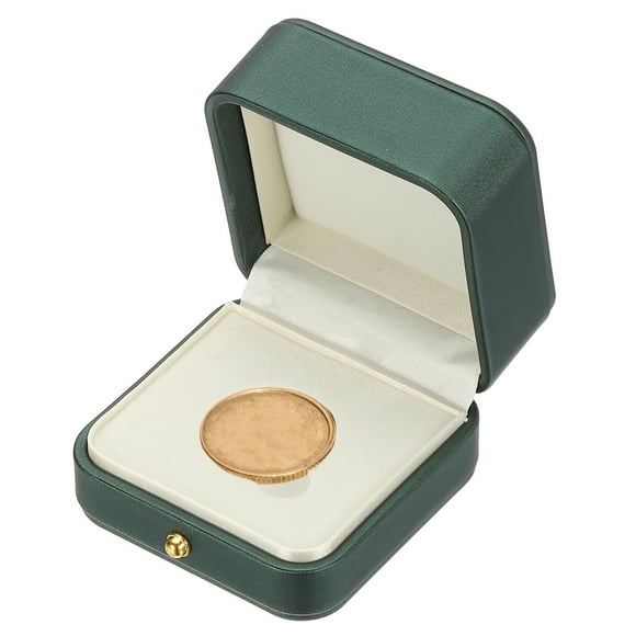 Caja de exhibición de monedas, estuche para monedas con soporte para monedas que se adapta a monedas de 30 mm
