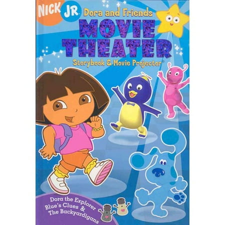 Nick JR. Dora & Friends Movie Theater Storybook & Movie Projector [With