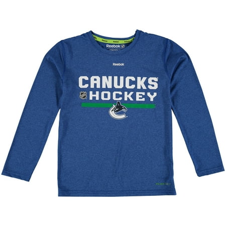 UPC 655420911193 product image for Vancouver Canucks Reebok Youth Authentic Collection Freeze Play Dry Long Sleeve  | upcitemdb.com