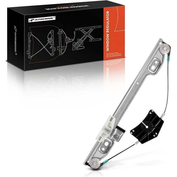 A-Premium Electric Power Window Regulator Without Motor Compatible with Ford Edge 2007-2014 & Lincoln MKX 2007-2015, Rear Left Driver Side