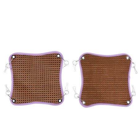 2 x Hanging Cat Hammock, Pet Dog Small Animal Cage Hammock Bed for Squirrel Guinea- Chinchilla Hammock Mattenauflage Hamster Ferret - 3 Sizes Optional 25x25cm