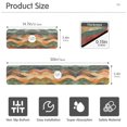 thumbnail image 3 of Yayeee Faucet Mat for Kitchen Sink 30" Diatomite Long Splash Guard Pad, Abstract Wavy Landscape, 2 Pack, 3 of 7