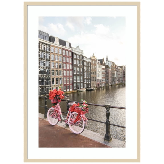 Amanti Art Amsterdam Wood Framed Wall Art Print