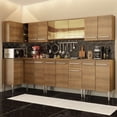 thumbnail image 2 of Cocina Integral Completa Esquinera 357cm Emilly Mega Madesa 03 - Marrón Madesa GCEM357003, 2 of 10