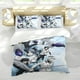 thumbnail image 5 of Tokyo Ghoul Conjunto de sábanas temático, trío de piezas, cómodo y amigable con la piel, diseño único, regalo de decoración para el hogar para familiares, amigos y fans,173cm *218cm, 5 of 6