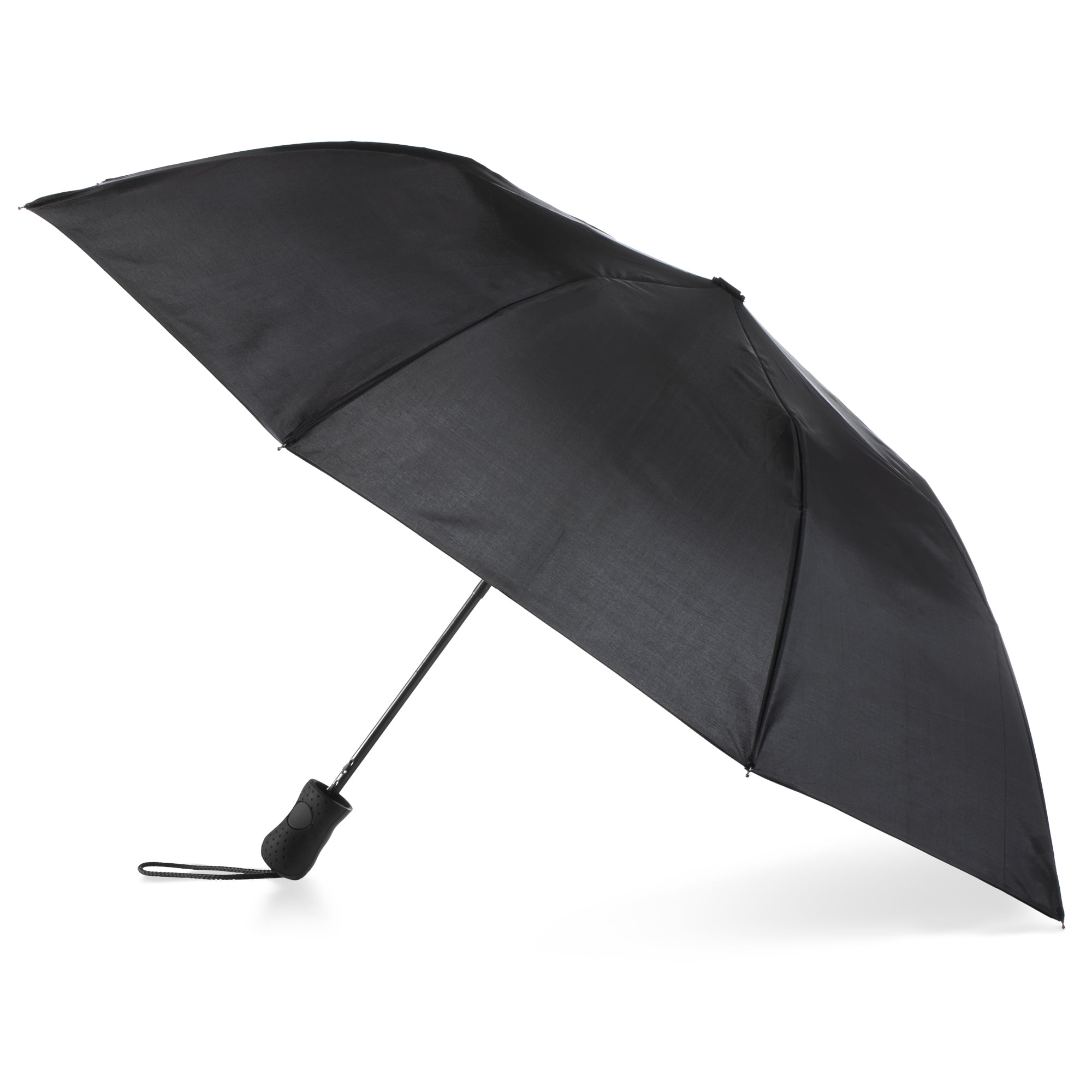 Womens Accessories Umbrellas Moschino Leather Logo Printed Umbrella in Black 
