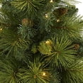 thumbnail image 3 of Nearly Natural 4ft. North Carolina Mixed Pine Artificial Christmas Tree with 130 Warm White LED Lights, 3 of 5