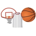 thumbnail image 1 of Eureka EU-841248-6 Basketball Assorted Cut Outs - Pack of 6, 1 of 2