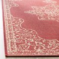 thumbnail image 3 of SAFAVIEH Outdoor LND180Q Linden Collection Red / Creme Rug, 3 of 7