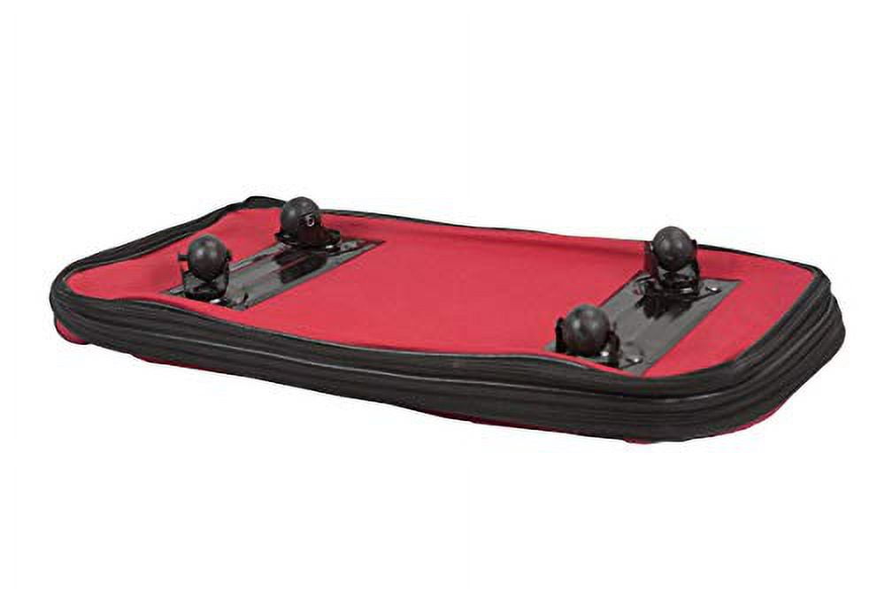 30" Foldable Rolling Duffel Bag, Red