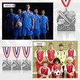 thumbnail image 6 of Uxcell Baseball Games Court Award Medals with Ribbons, Winner Medals Prizes for Competitions Sports Silver, 6 of 7