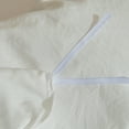 thumbnail image 6 of Move Over White Bedding Set Hollow Square Ball Lace Duvet Cover Set All White Boho Washed Microfiber Queen, 6 of 7