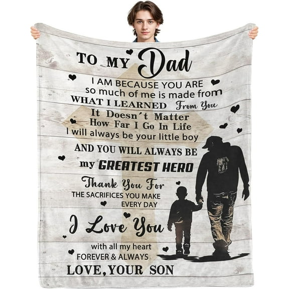 Gifts for Dad, Dad Birthday Gift, Dad Gifts from Son, Father Gifts, Father Birthday Gifts, Gifts for Dad Who Wants Nothing, Dad Gifts for Birthday, Thanksgiving Xmas Presents, Dad Blanket