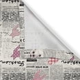 thumbnail image 5 of Ambesonne News Grommet Curtain, Fashion Magazine Retro, 50" x 120", Black White Pink, 5 of 6