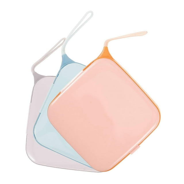 Portable Mask Storage Case Wear-Resistant Shopping PP 3Pcs