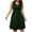 Green, variant on IROINNID Women's V-Neck A-Line Dress Casual Plus Size Solid Sleeveless Boho Dress Swing Dress With Pockets