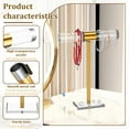 thumbnail image 4 of Keyohome 1/2 Tier Acrylic Jewelry Display Stand Easy to Assemble Versatile Long Necklace Stand for Store Boutique Vendor, 4 of 11