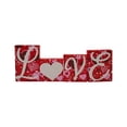 thumbnail image 2 of Décor de Bureau Lettres d'Amour Ornements de Mariage Carrés Rouges Décoration Artisanale en Bois pour Couples à Domicile, 2 of 4