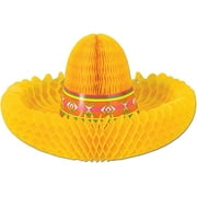 PMU Cinco de Mayo Mexican Themed Yellow Fiesta Centerpiece 12in Party Accessory Decoration (1/pkg)Pkg/1