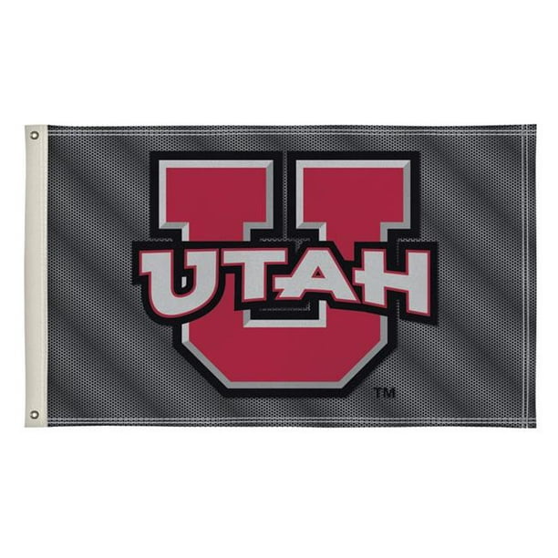 Showdown Displays 810003UUTAH-002 3 x 5 Pieds Utah Utes NCAA Drapeau - N°002