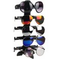 thumbnail image 2 of Alnicov 5 Pairs Glass Stand Sunglass Holder Glasses Rack Display Organizer Sunglasses Frame Shelf Showcase,Black, 2 of 4