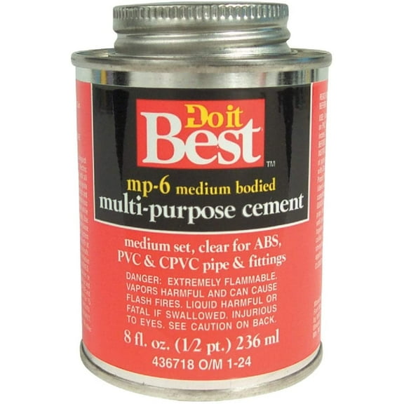 William H Harvey Multi Propos Cement - Type I, Clear - 8 Oz