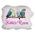 thumbnail image 2 of Personalized Watercolor Decal Bedroom Wall Decal for Children Customized Name Floral Purple Background Cute Custom Name - Size: 10 In x 8 In, 2 of 5