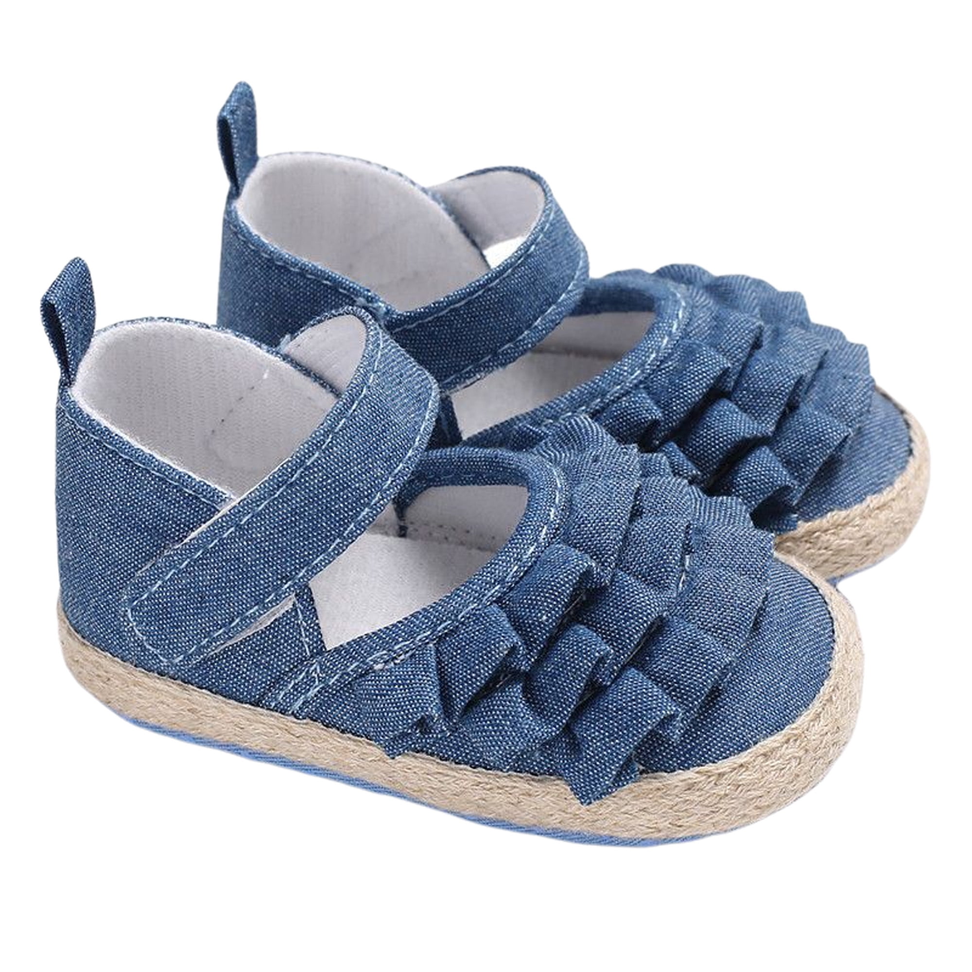 Ma&Baby Newborn Baby Girl Princess NonSlip Baby Shoes Sandals Fabric