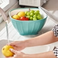 thumbnail image 2 of Stackable Square Plastic Bowl with Lid Salad Bowl for Meal Prep Kitchen Supply, 2 of 10