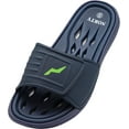 thumbnail image 3 of Norty Men's Quick Drying Beach Pool Shower Slides Sandals with Drain Holes, 3 of 15
