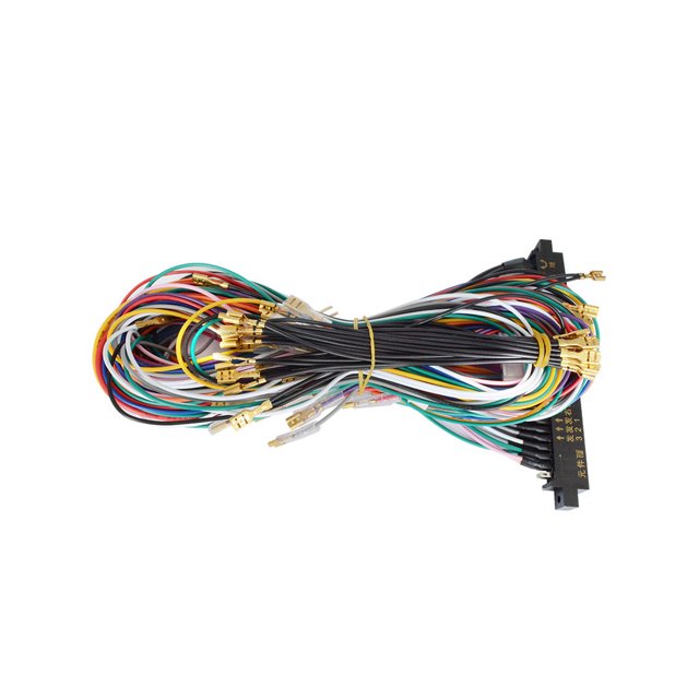 Methold Juego de arnés de 28 pines para consola de juegos, interfaz de repuesto, máquina de Arcade, Cable PCB, reparación de cables, piezas Videojuegos y accesorios Conector grande