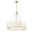 thumbnail image 4 of 28206-MG/WH Millennium Lighting Telfar - 6 Light Pendant-27 Inch Tall and 30 Inch Wide-Modern Gold/White Finish, 4 of 6
