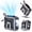 Black, variant on JELLOO Portable Waist Fan, 150 Speeds , Hands-Free Fan, Personal Wearable Belt Body Shirt Fan for Camping Outdoor Jobsite