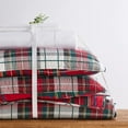 thumbnail image 7 of - Spencer Plaid Quilt - Twin - Christmas Tartan Plaid - Green, White, Red - Quilt (68x86in.) - Reversible - Cotton/Poly, 7 of 7