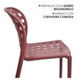 thumbnail image 3 of JAUZ IMPROVEMENT 1pz Silla Color Vino Estilo Isa Moderna Minimalista Para Exterior (A2215), 3 of 5