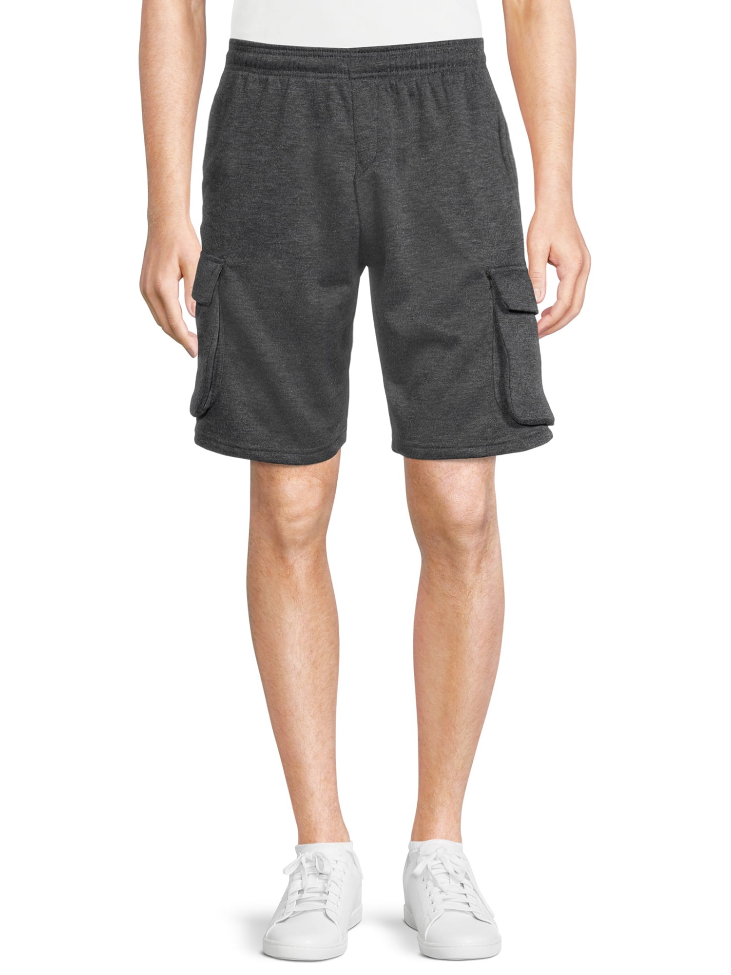 i5 Men's Active Cargo Pocket Fleece Shorts
